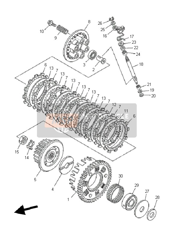 Yamaha TDM900 2010 Clutch for a 2010 Yamaha TDM900