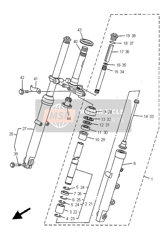 5H0231440000, Staubdichtung, Yamaha, 2