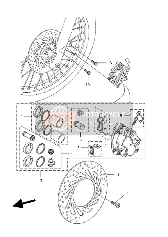 BREMSSATTEL VORNE