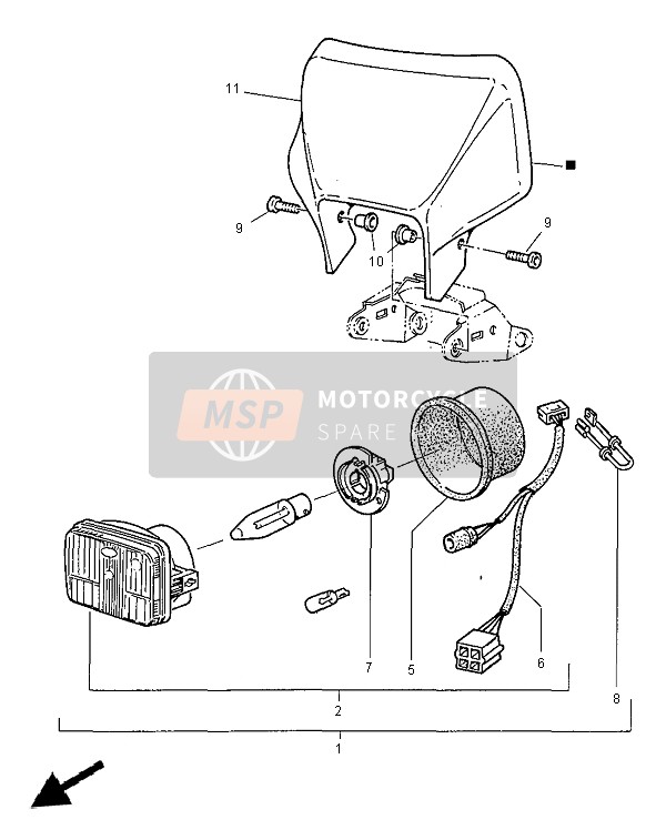 9038706X0200, Collare, Yamaha, 1