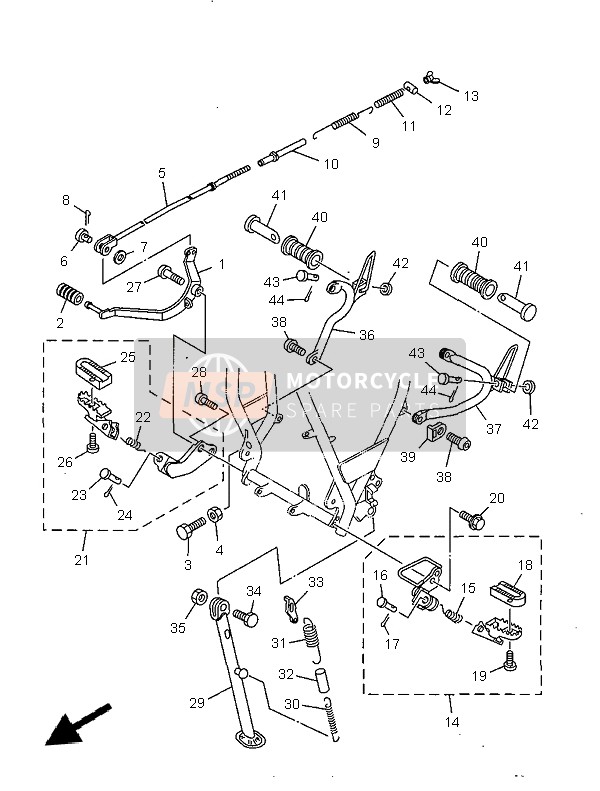 905061828900, Spring, Tension, Yamaha, 2