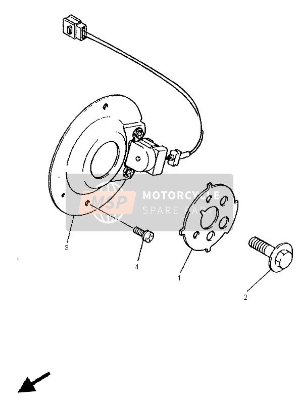 Yamaha XJ600N 1999 Pick Up Coil & Governor for a 1999 Yamaha XJ600N