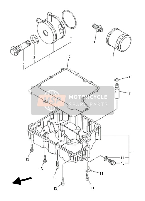 Yamaha XJ6F 2010 Pulitore Dell'Olio per un 2010 Yamaha XJ6F