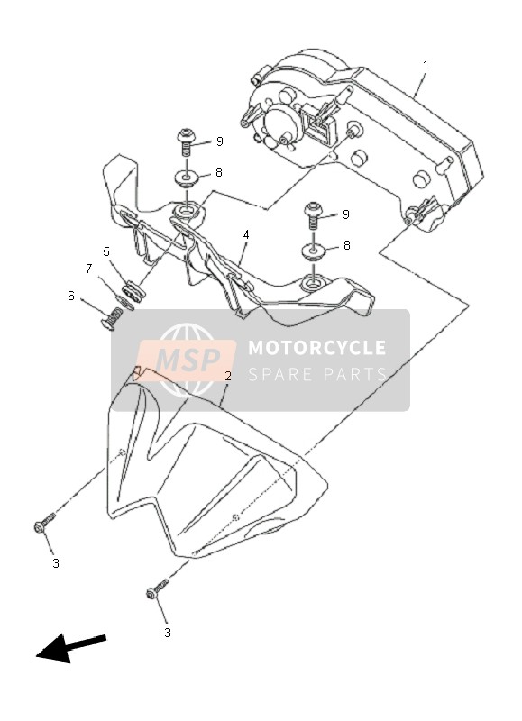 Yamaha XJ6N 2010 Metro para un 2010 Yamaha XJ6N