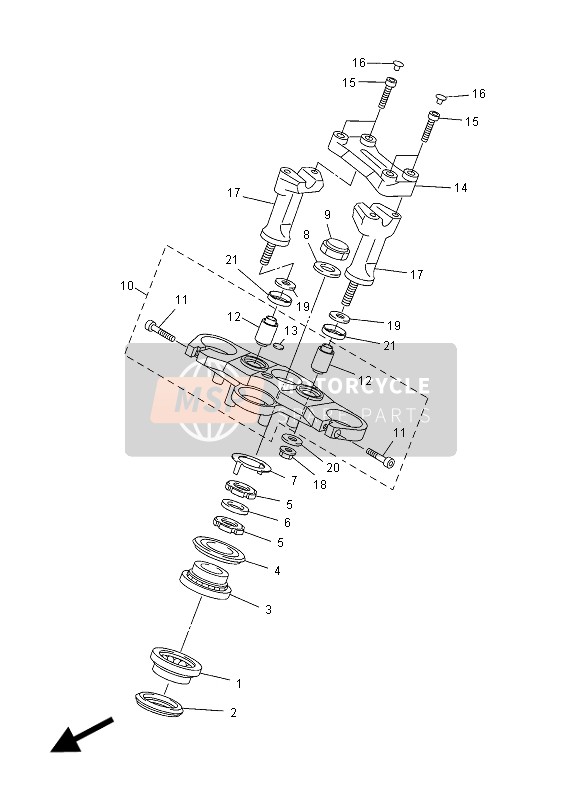 Yamaha FZ1-N 2012 LENKUNG für ein 2012 Yamaha FZ1-N