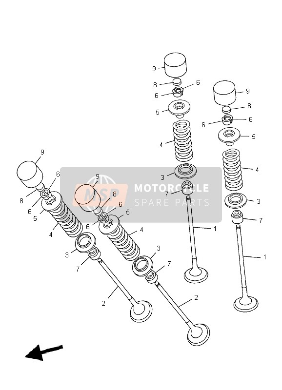 Yamaha XJ6SA DIVERSION 2010 VENTIL für ein 2010 Yamaha XJ6SA DIVERSION