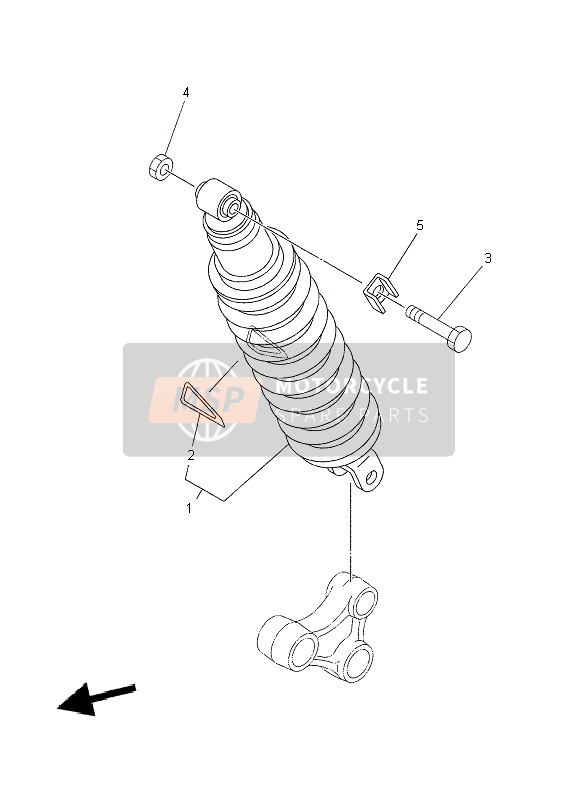 Yamaha XT660X 2010 Rear Suspension for a 2010 Yamaha XT660X