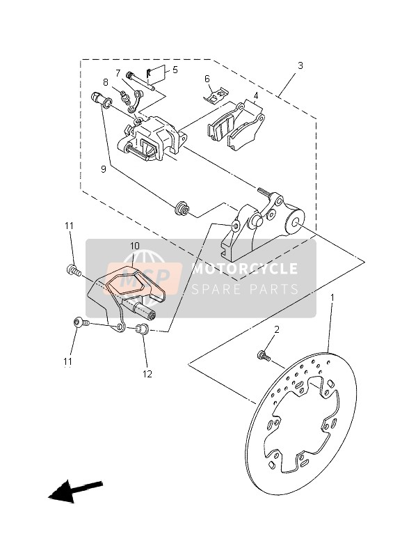 Rear Brake Caliper