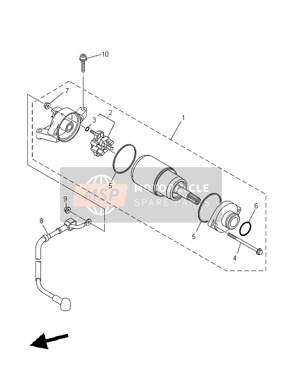 901100634900, Bolt, Hexagon Socket Head, Yamaha, 2