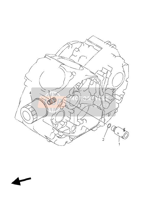 Yamaha XVS950A 2010 Oil Cleaner for a 2010 Yamaha XVS950A