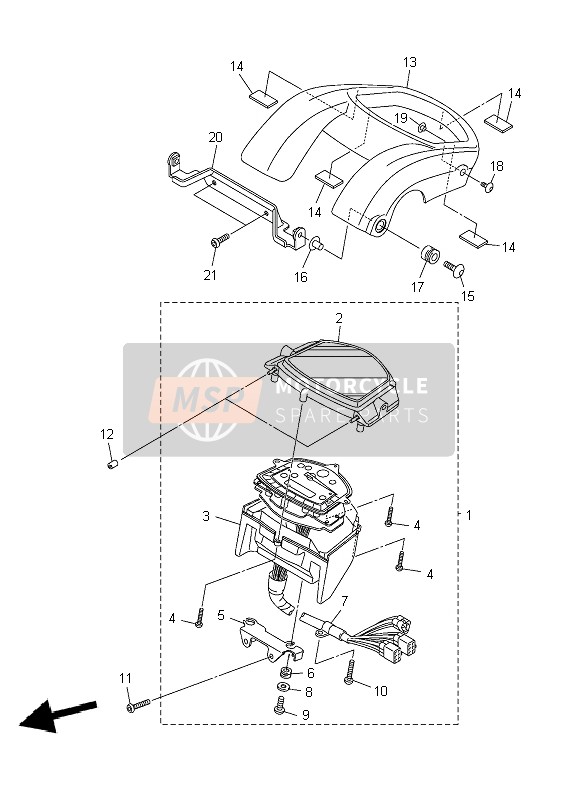 977023001400, Screw, Tapping, Yamaha, 0