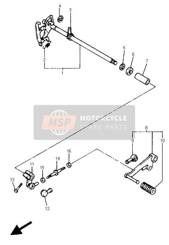 Yamaha XJ600S 1999 Shifter for a 1999 Yamaha XJ600S