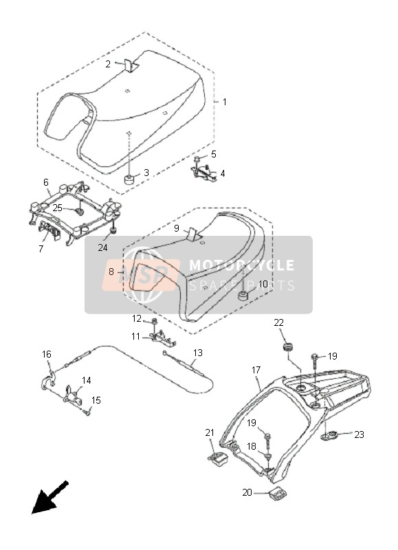 Yamaha FJR1300AS 2011 Posto A Sedere per un 2011 Yamaha FJR1300AS