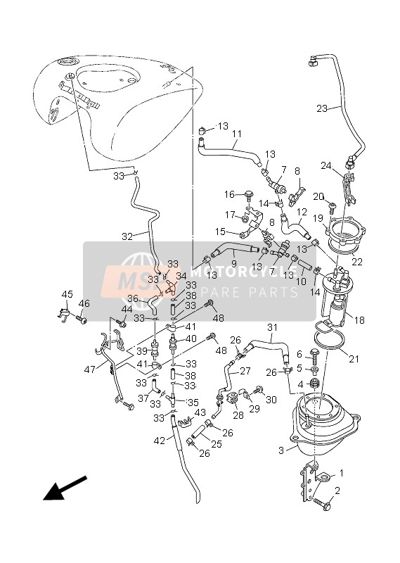 1CR262920000, Support, Yamaha, 0