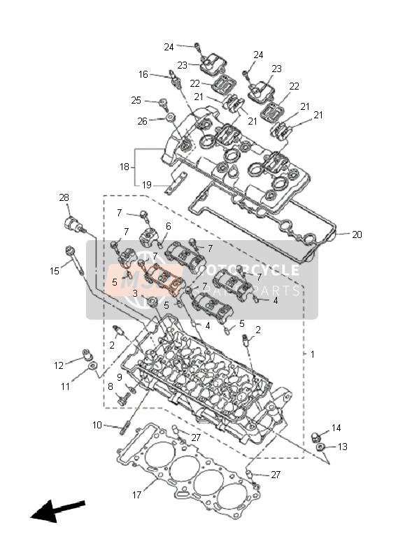 901100621200, Bolt, Hexagon Socket Head, Yamaha, 0