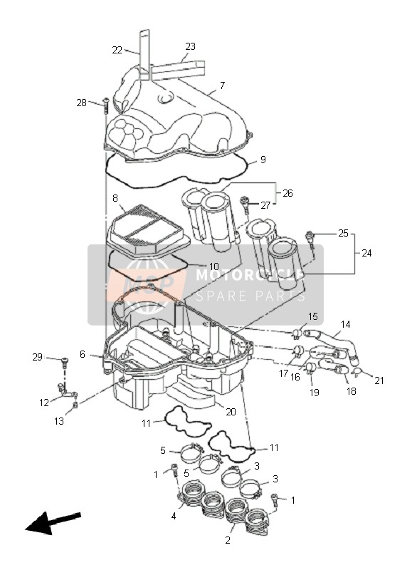 39P135960000, Verbindung, Vergaser 2, Yamaha, 0