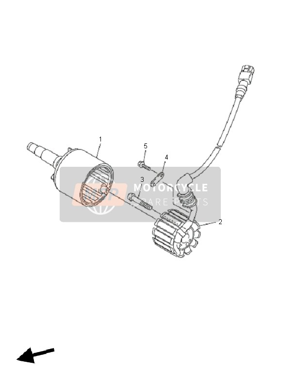 Yamaha FZ8-NA 2011 Générateur pour un 2011 Yamaha FZ8-NA