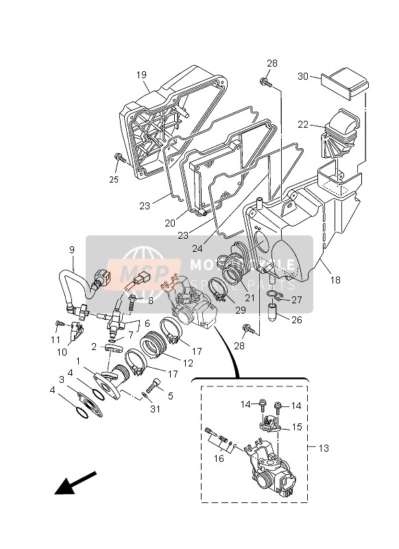 977804011200, Blechschraube, Yamaha, 1