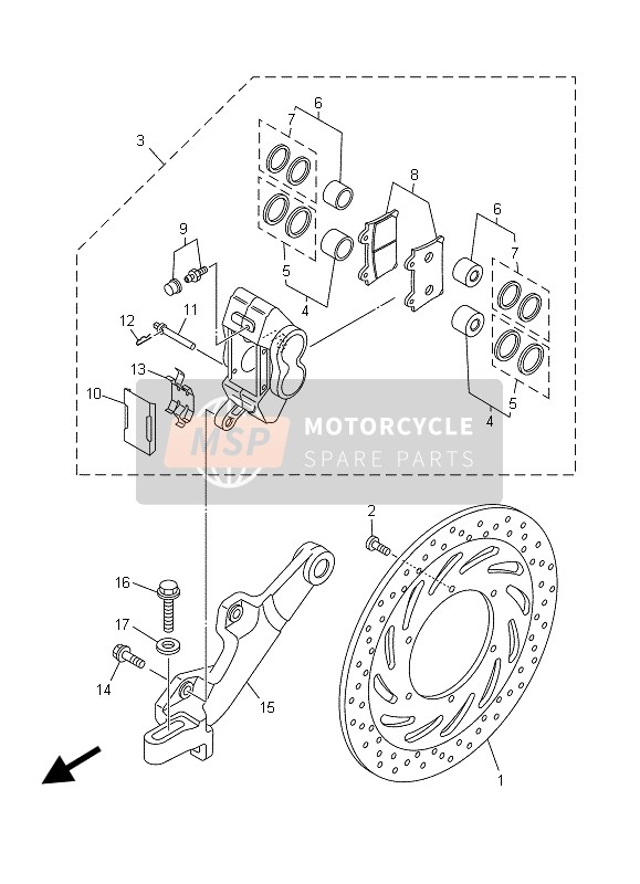 Rear Brake Caliper