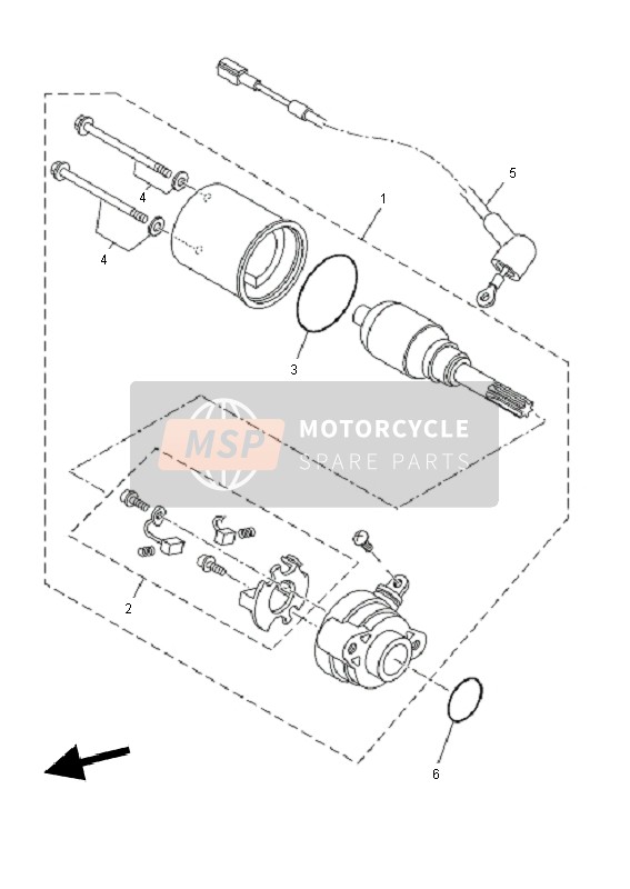 Yamaha WR125X 2011 Comenzando Motor para un 2011 Yamaha WR125X