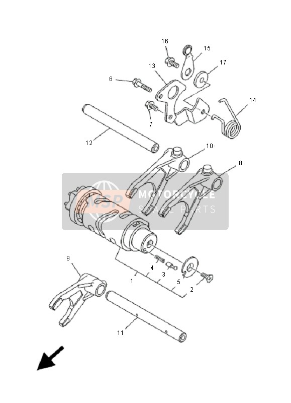 Shift Cam & Fork