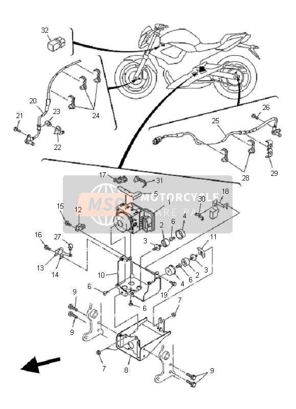 Yamaha XJ6NA 2011 Electrical 3 for a 2011 Yamaha XJ6NA