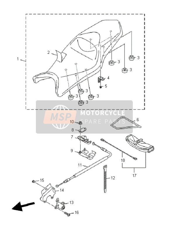 Yamaha XJ6SA 2011 Posto A Sedere per un 2011 Yamaha XJ6SA