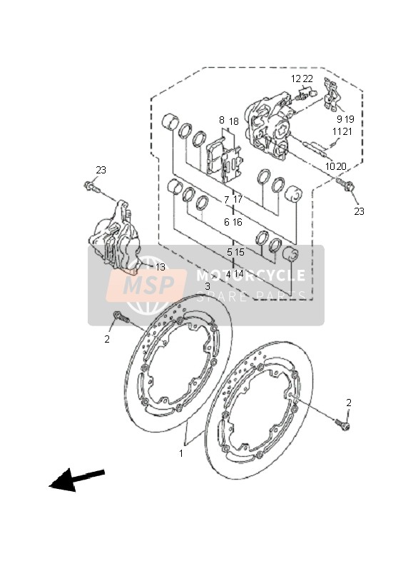 BREMSSATTEL VORNE