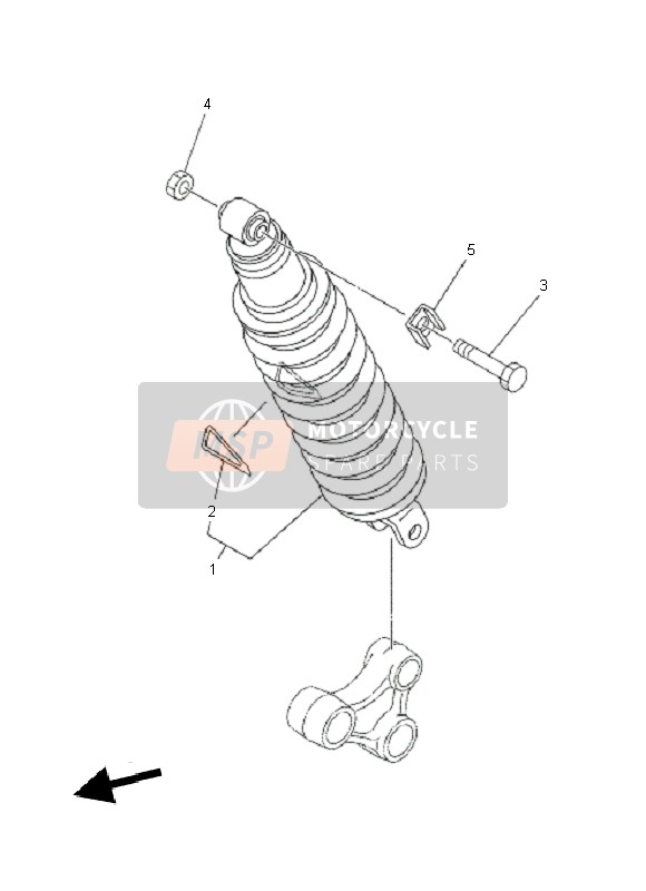 Yamaha XT660R 2011 Rear Suspension for a 2011 Yamaha XT660R