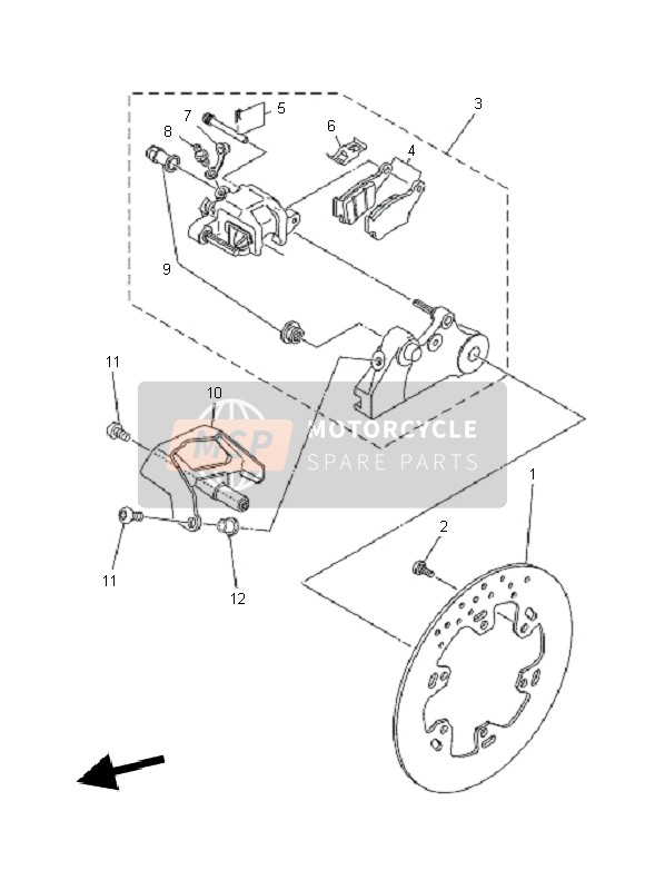 Rear Brake Caliper