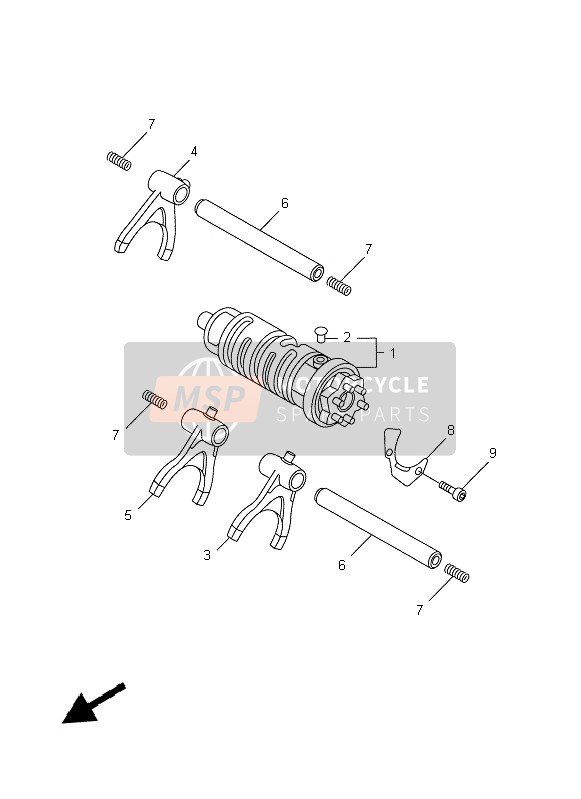 Shift Cam & Fork