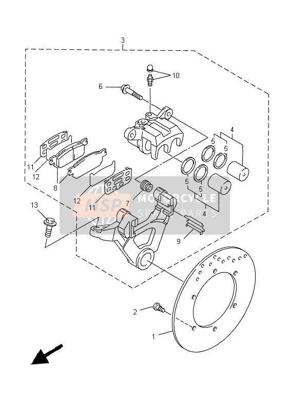 BREMSSATTEL HINTEN