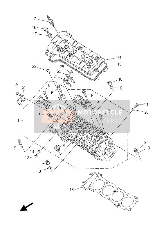 903402712900, Plot,  Filete Droit, Yamaha, 2