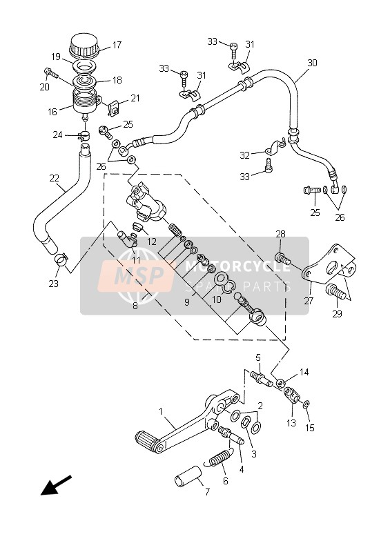 920141002000, Bolt, Knop, Yamaha, 1