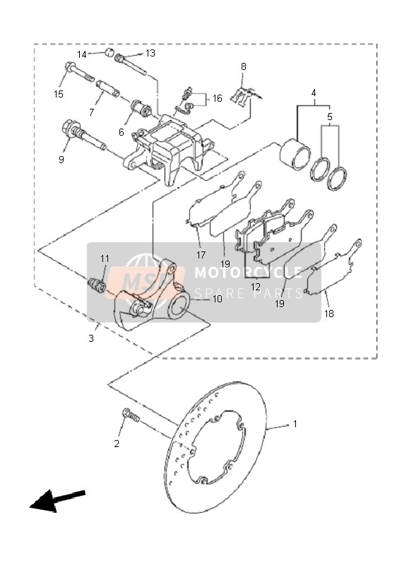 BREMSSATTEL HINTEN