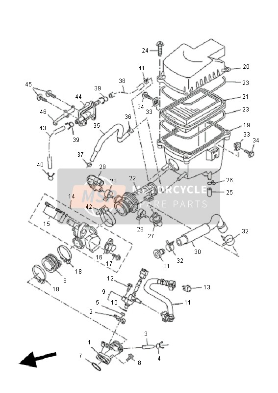 Yamaha YZF-R125 2011 Admission pour un 2011 Yamaha YZF-R125