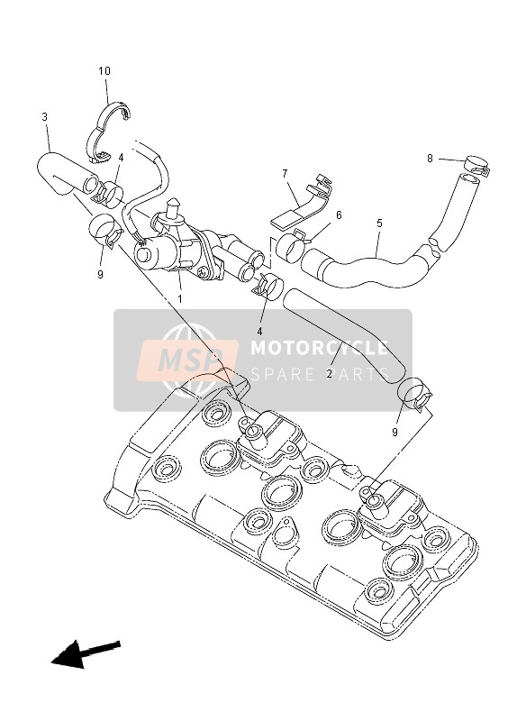 Yamaha FZ8-N 2012 Air Induction System for a 2012 Yamaha FZ8-N