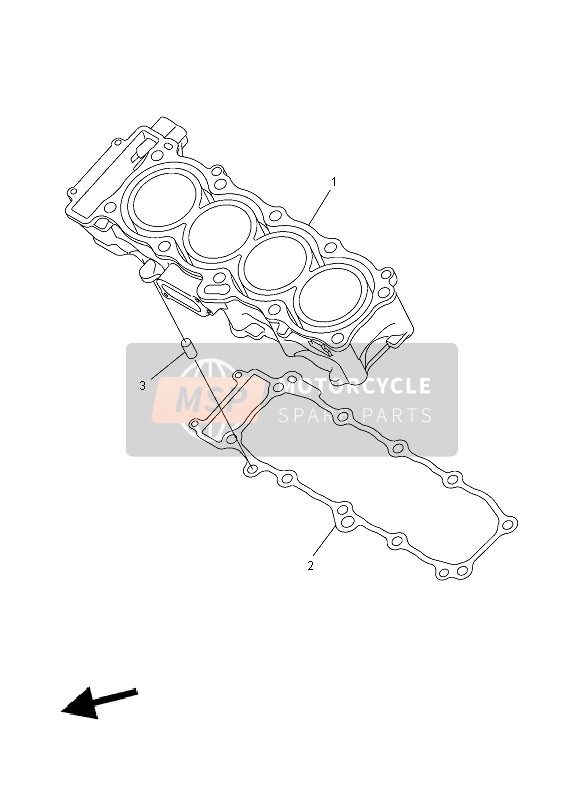 Yamaha FZ8-NA 2012 Cylinder for a 2012 Yamaha FZ8-NA