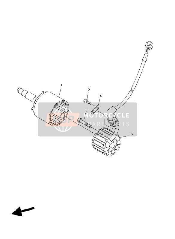 Yamaha FZ8-S 2012 GENERATOR für ein 2012 Yamaha FZ8-S