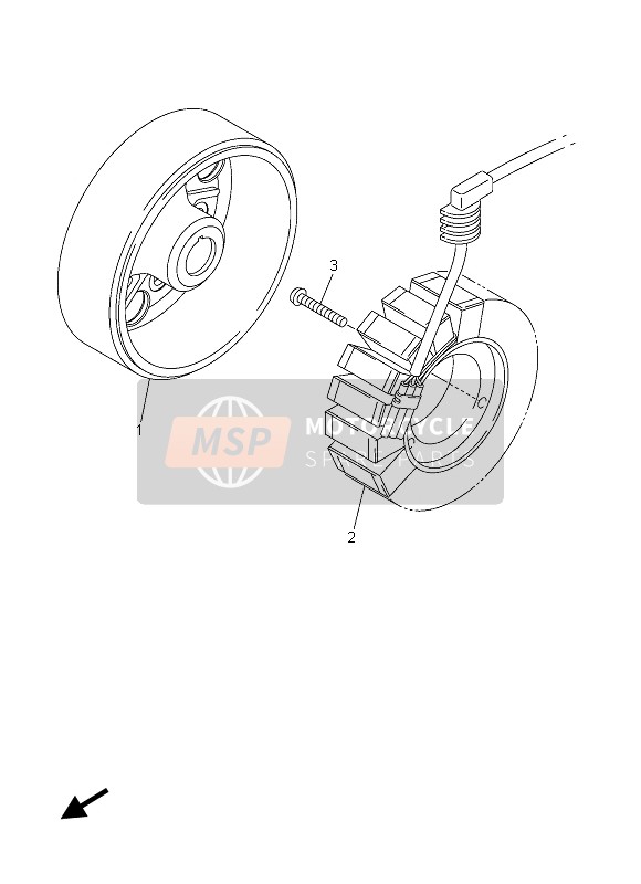 Yamaha FJR1300AS 2013 Generator for a 2013 Yamaha FJR1300AS