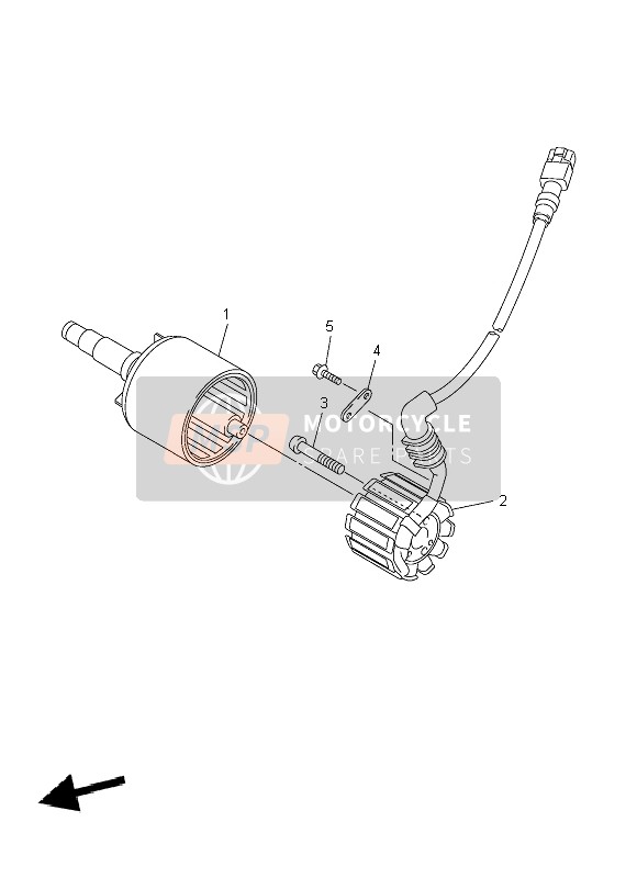 Yamaha FZ8-NA 2013 GENERATOR für ein 2013 Yamaha FZ8-NA