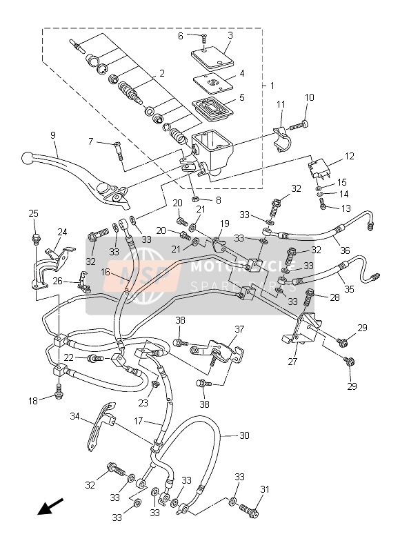 Front Master Cylinder