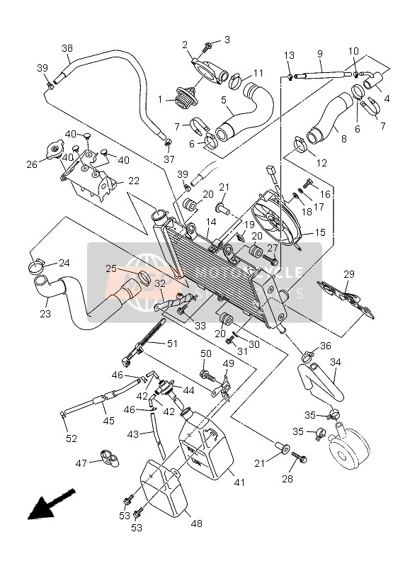 20S125790000, Slang, Yamaha, 4