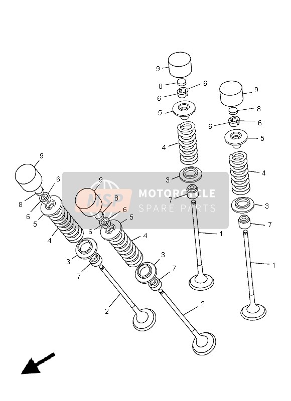 Yamaha XJ6FA 2013 Valve for a 2013 Yamaha XJ6FA