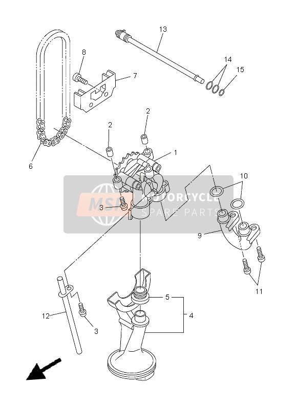 Yamaha XJ6N 2013 ÖLPUMPE für ein 2013 Yamaha XJ6N