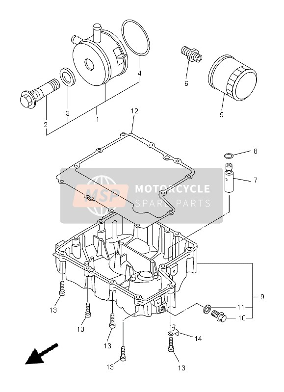 Yamaha XJ6N 2013 Nettoyant à l'huile pour un 2013 Yamaha XJ6N