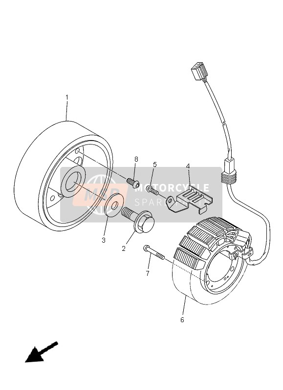 Yamaha XJ6N 2013 Generatore per un 2013 Yamaha XJ6N