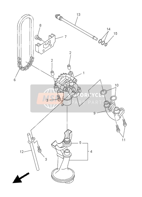 Yamaha XJ6NA 2013 Oil Pump for a 2013 Yamaha XJ6NA