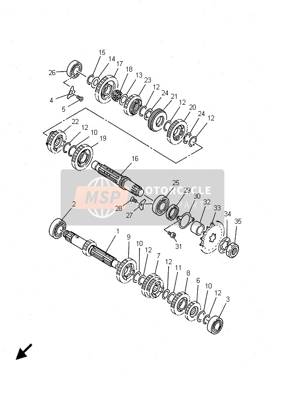 933062056200, Bearing, Yamaha, 6