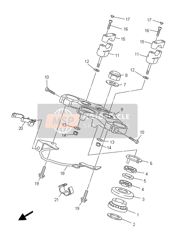 Yamaha XJ6S 2013 Timone per un 2013 Yamaha XJ6S